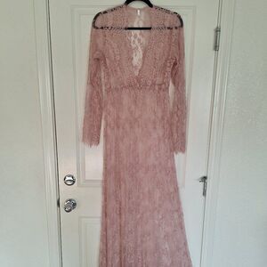 Lace Kimono Maxi Beach Dress size L